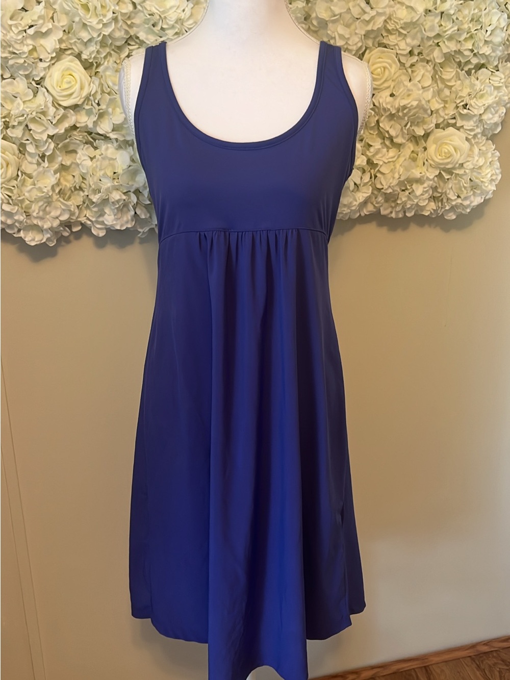 Columbia Royal Blue Sleeveless Omni-Shade Sun Protection Mini Dress